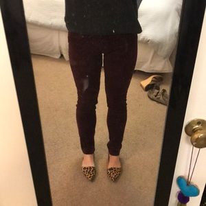 AG “Prima” Corduroy Skinny Jeans